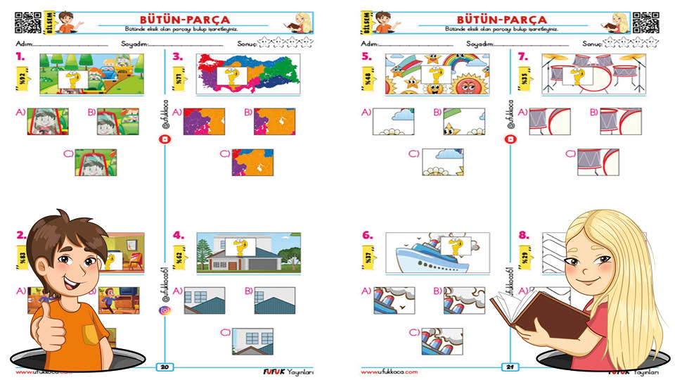 Bütün-Parça İlişkisi Test 4