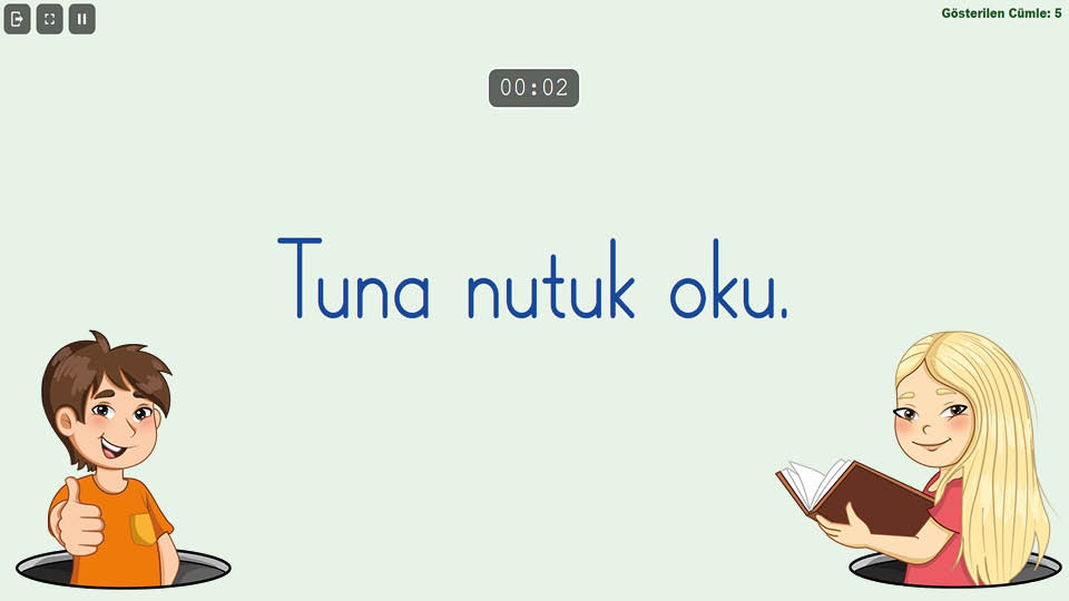 Süreli Cümle Oku
