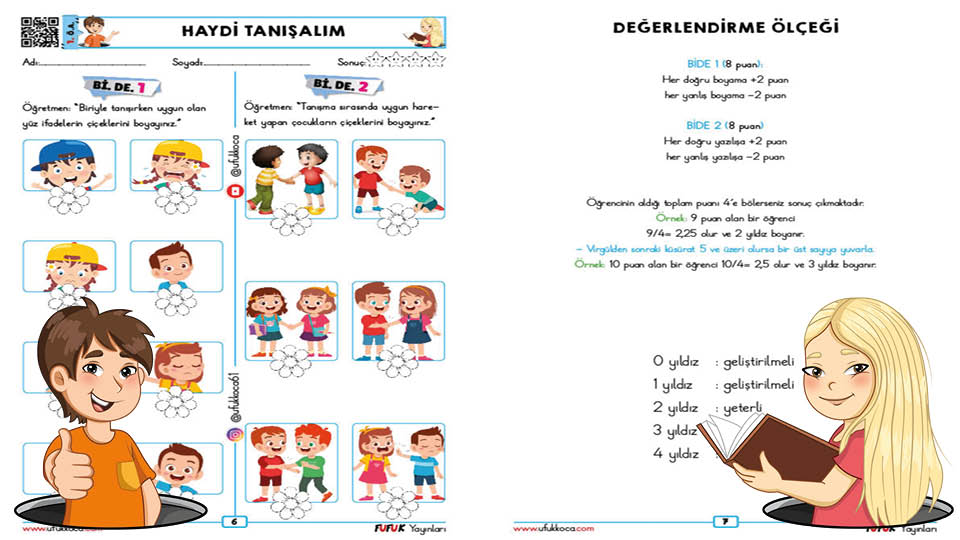 Haydi Tanışalım Değerlendirme
