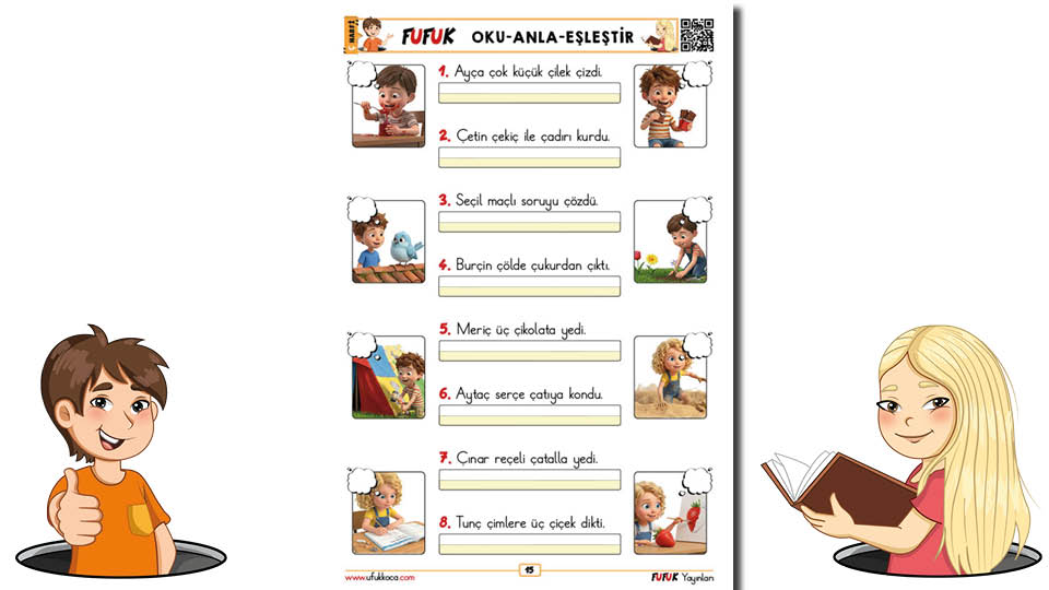 Fufuk Ç Sesi Oku-Anla-Eşleştir