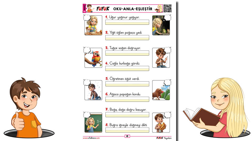Fufuk Ğ Sesi Oku-Anla-Eşleştir