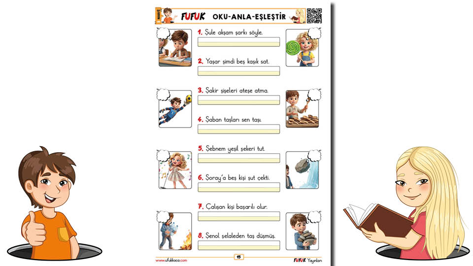 Fufuk Ş Sesi Oku-Anla-Eşleştir