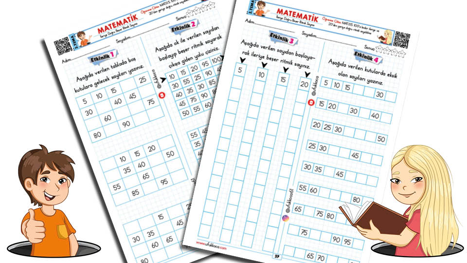İleri Beşer Ritmik Sayma Etkinlik