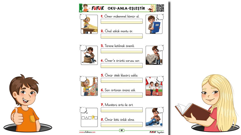 Fufuk Ö Sesi Oku-Anla-Eşleştir