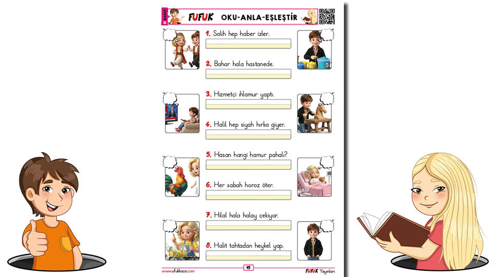 Fufuk H Sesi Oku-Anla-Eşleştir
