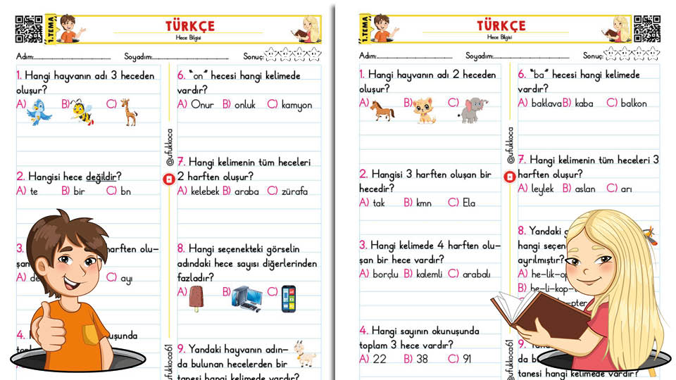 Hece Bilgisi Test