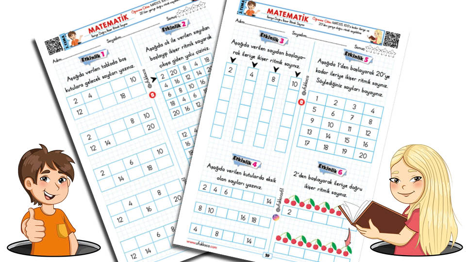 İleri İkişer Ritmik Sayma Etkinlik