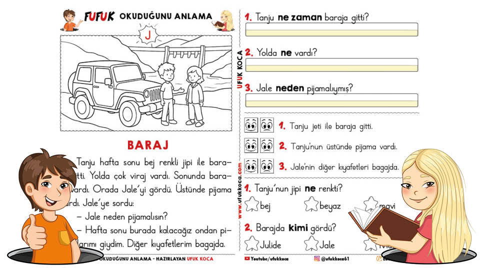 Fufuk J Sesi Okuduğunu Anlama