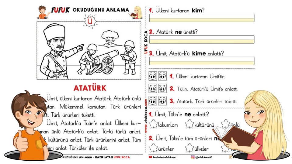 Fufuk Ü Sesi Okuduğunu Anlama