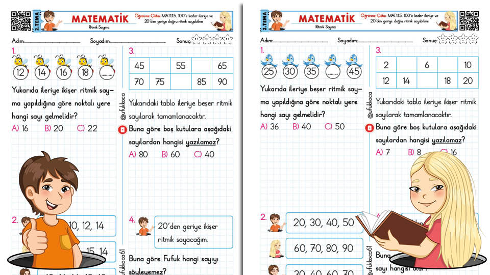 Ritmik Sayma Test