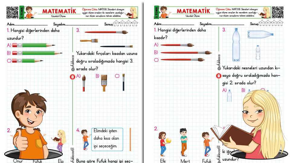 Uzunluk Ölçme Test