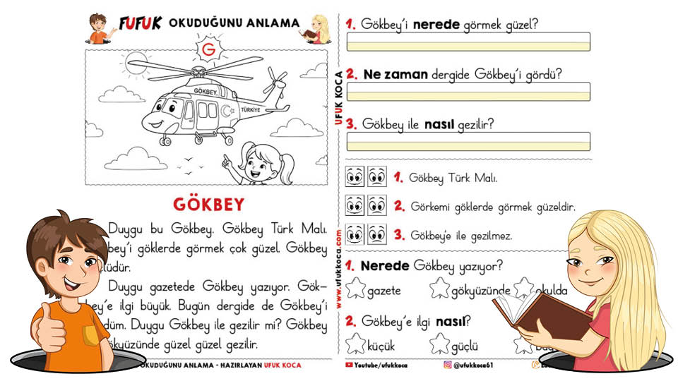 Fufuk G Sesi Okuduğunu Anlama