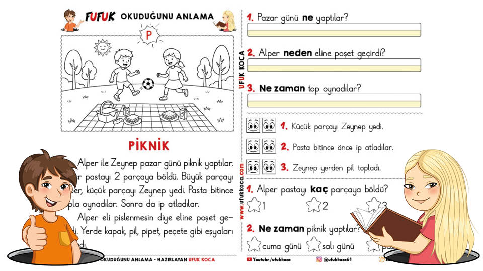 Fufuk P Sesi Okuduğunu Anlama
