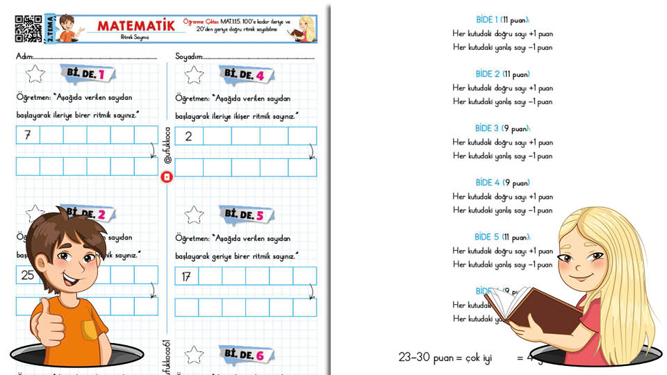 Ritmik Sayma Değerlendirme