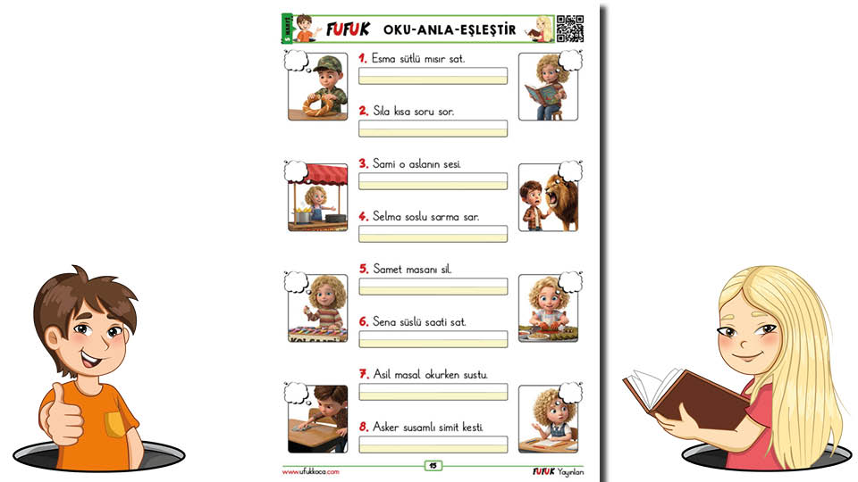 Fufuk S Sesi Oku-Anla-Eşleştir