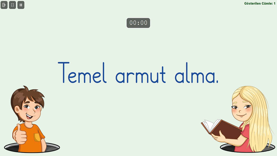 Süreli Cümle Oku