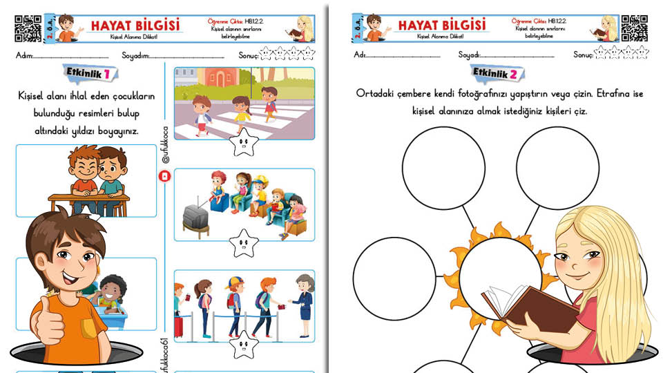 Kişisel Alanıma Dikkat Etkinlik