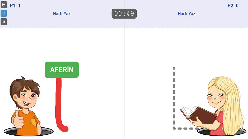 Harfi Yazma Oyunu