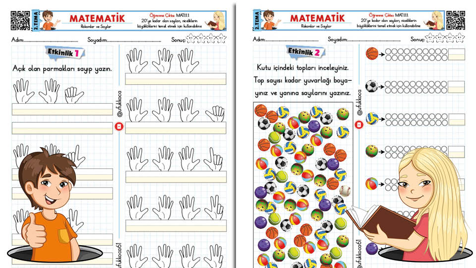 Rakam ve Sayılar Etkinlik 2