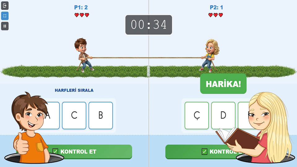 Harf Bilgisi - Harfleri Sırala