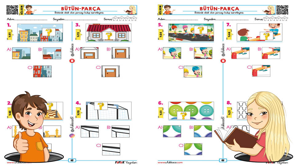 Bütün-Parça İlişkisi Test 3